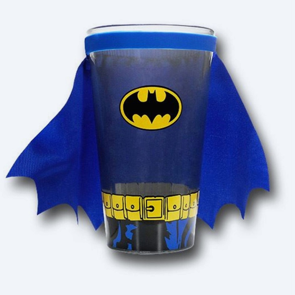 2011 DC Comics Batman Superhero Caped Standard Pint‎ Drinking Glass Toonlabsink